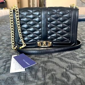 Rebecca Minkoff Love Quilted leather Convertible Crossbody Bag